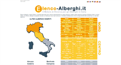 Desktop Screenshot of elenco-alberghi.it