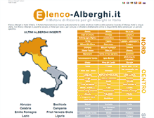 Tablet Screenshot of elenco-alberghi.it